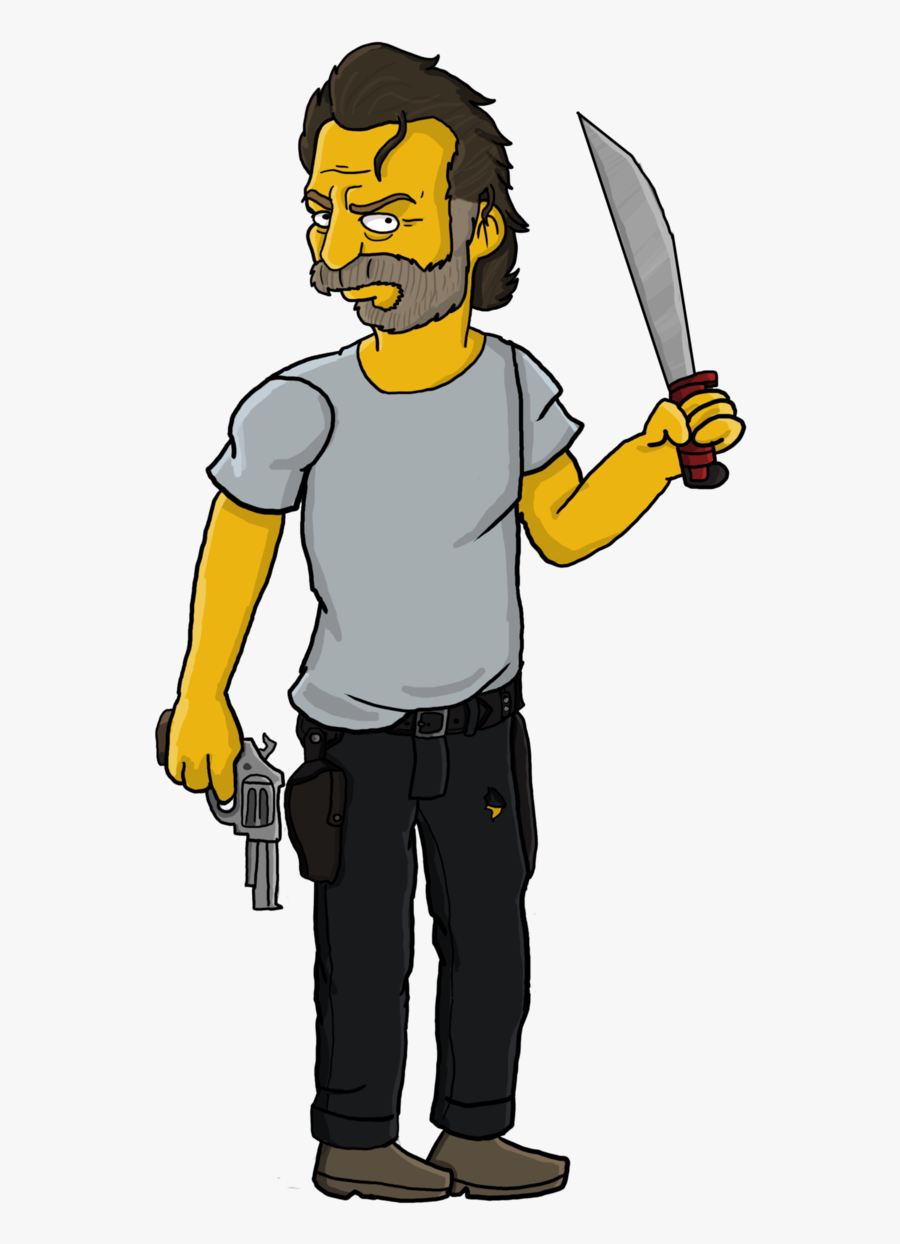 The Walking Dead Clipart Rick Grimes - Rick Grimes, Transparent Clipart