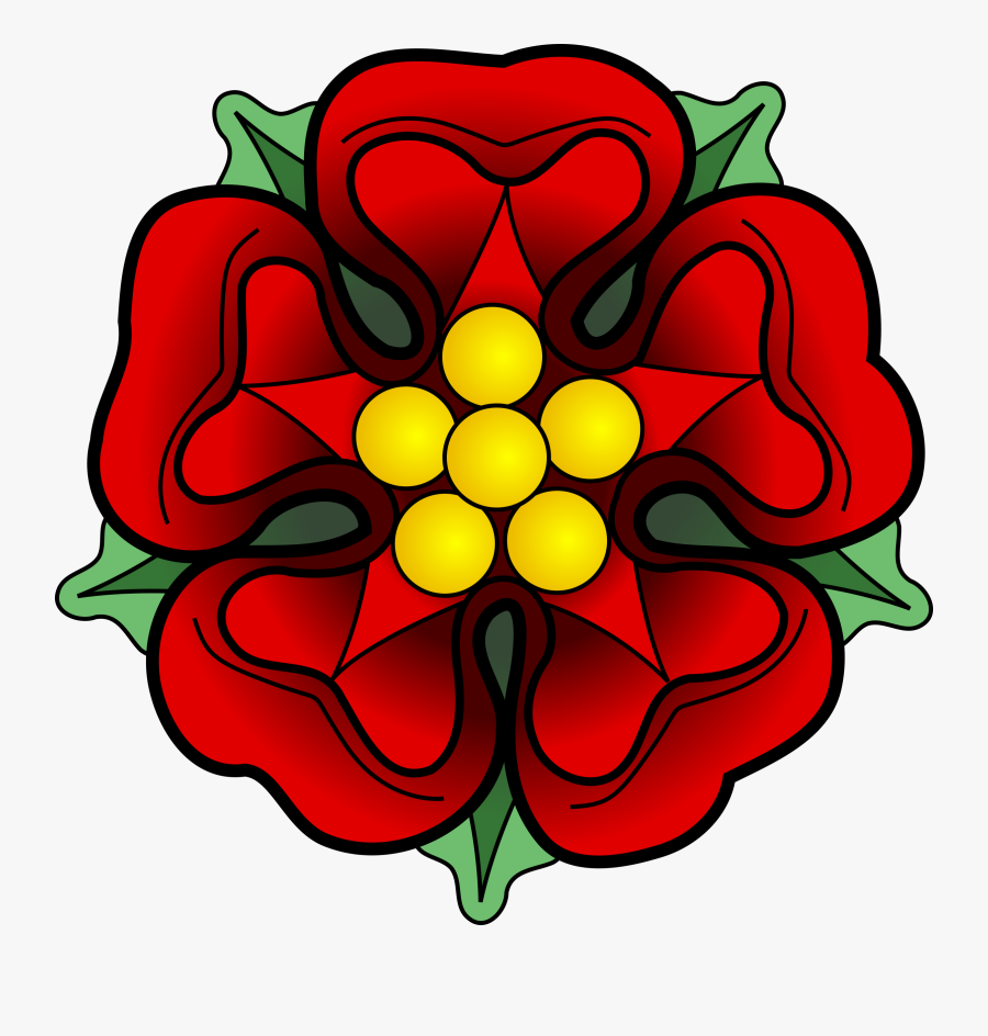 Free Mexican Flower Clipart - Heraldic Rose, Transparent Clipart