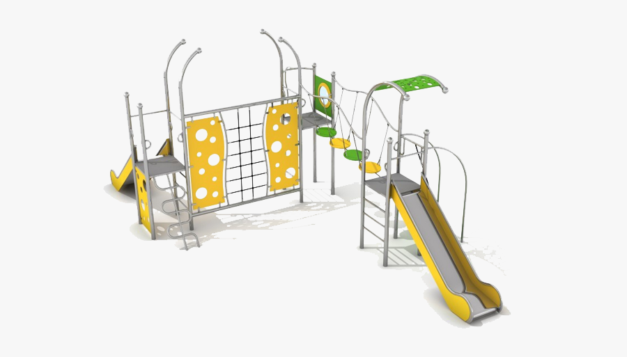 Kids Playing Clipart School Playground Equipment - Playground Slide, Transparent Clipart