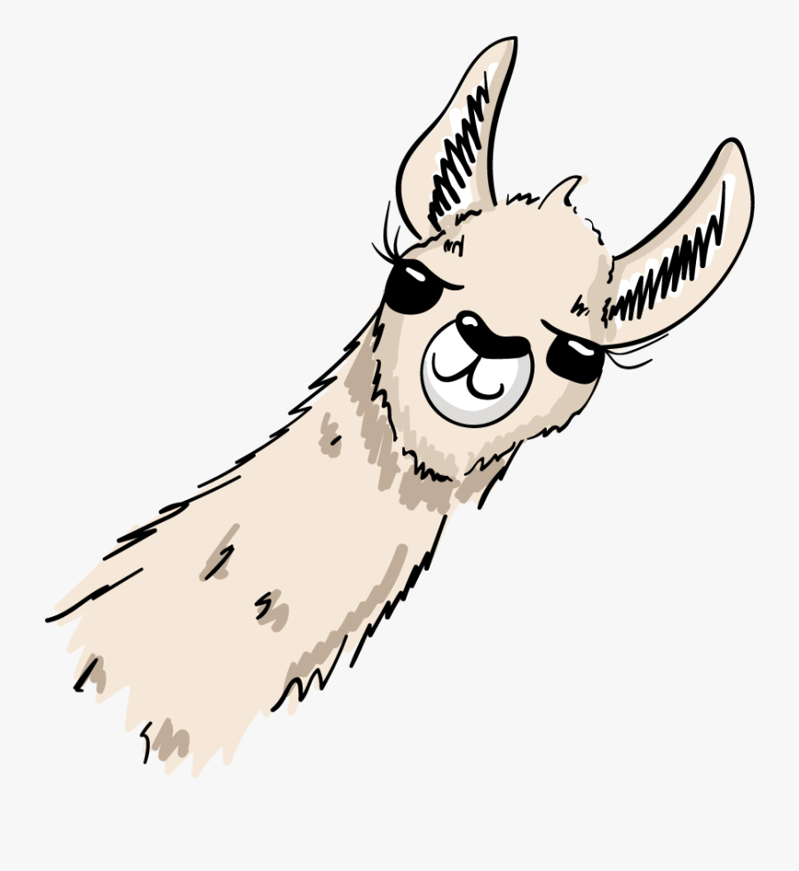 #llamas #llama #animals #ftestickers - Llama Head Clipart Png, Transparent Clipart