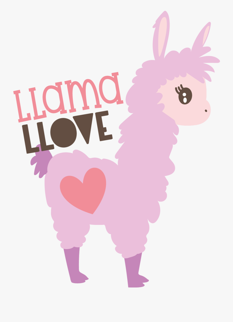 Llma Love - Transparent Llama Clipart, Transparent Clipart