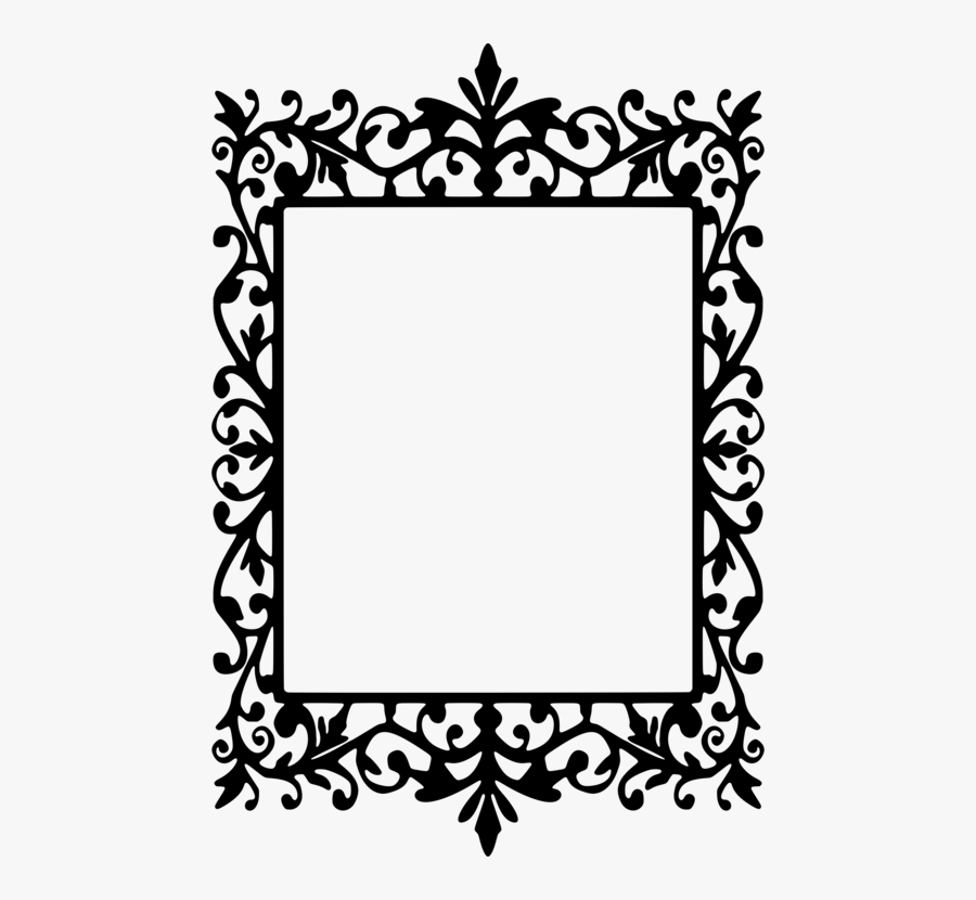 United States Research Art Border Decorative Floral - Vintage Frame, Transparent Clipart