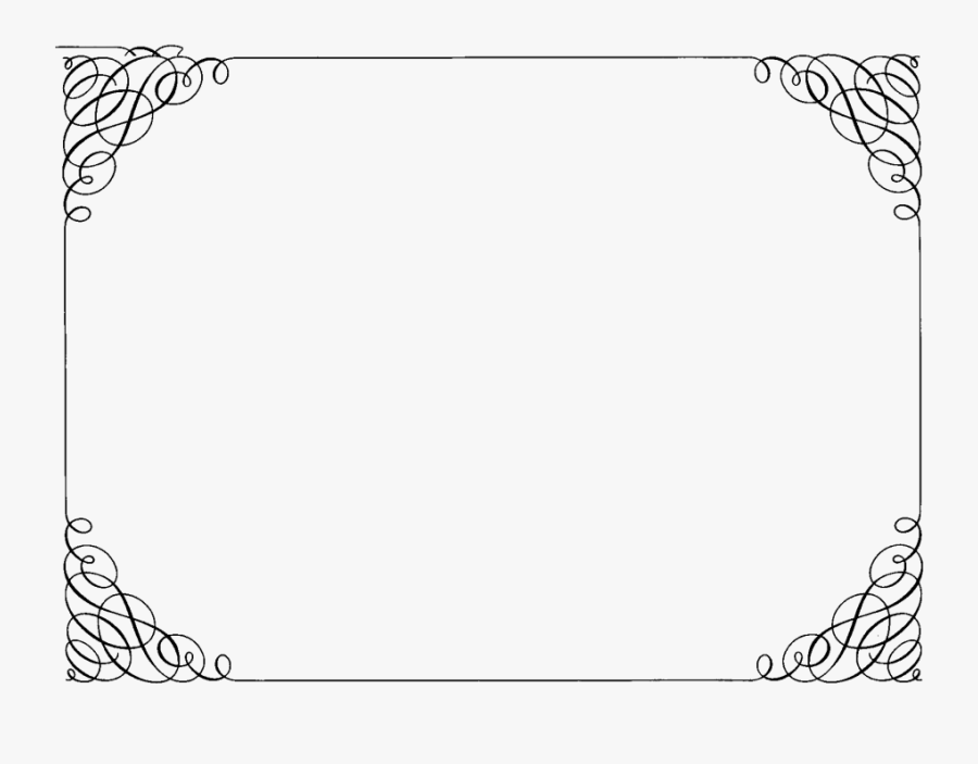 Transparent Background Border For Certificate, Transparent Clipart