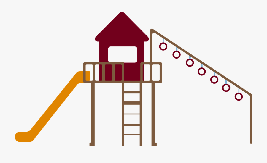 Klettergerüst, Slide, Children"s Playground, Playground - Playground With No Background, Transparent Clipart