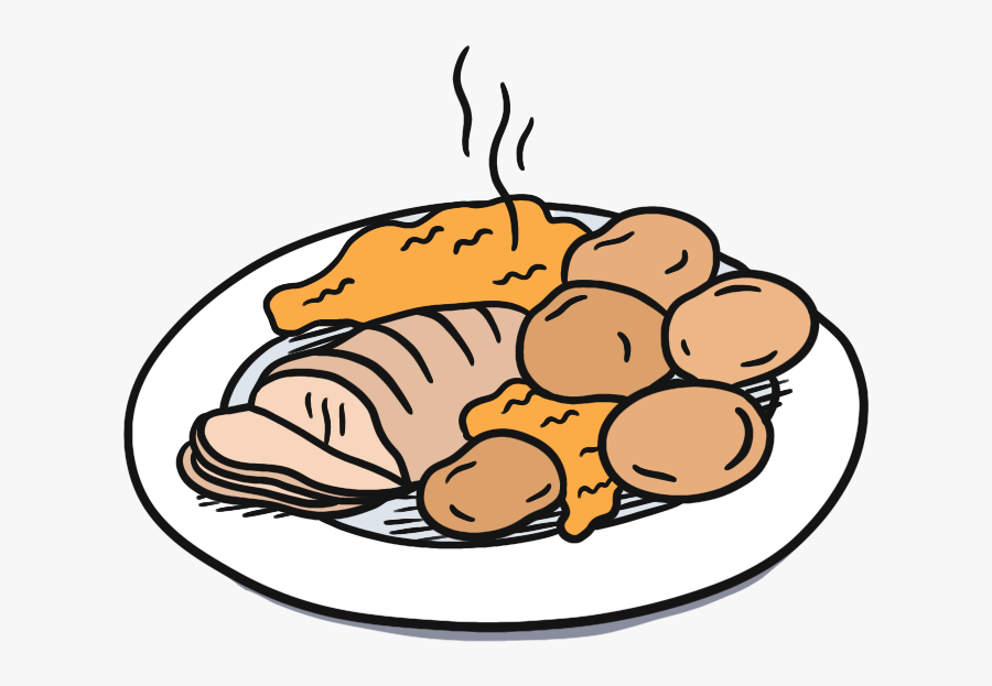 Transparent Cartoon Chicken Meal, Transparent Clipart