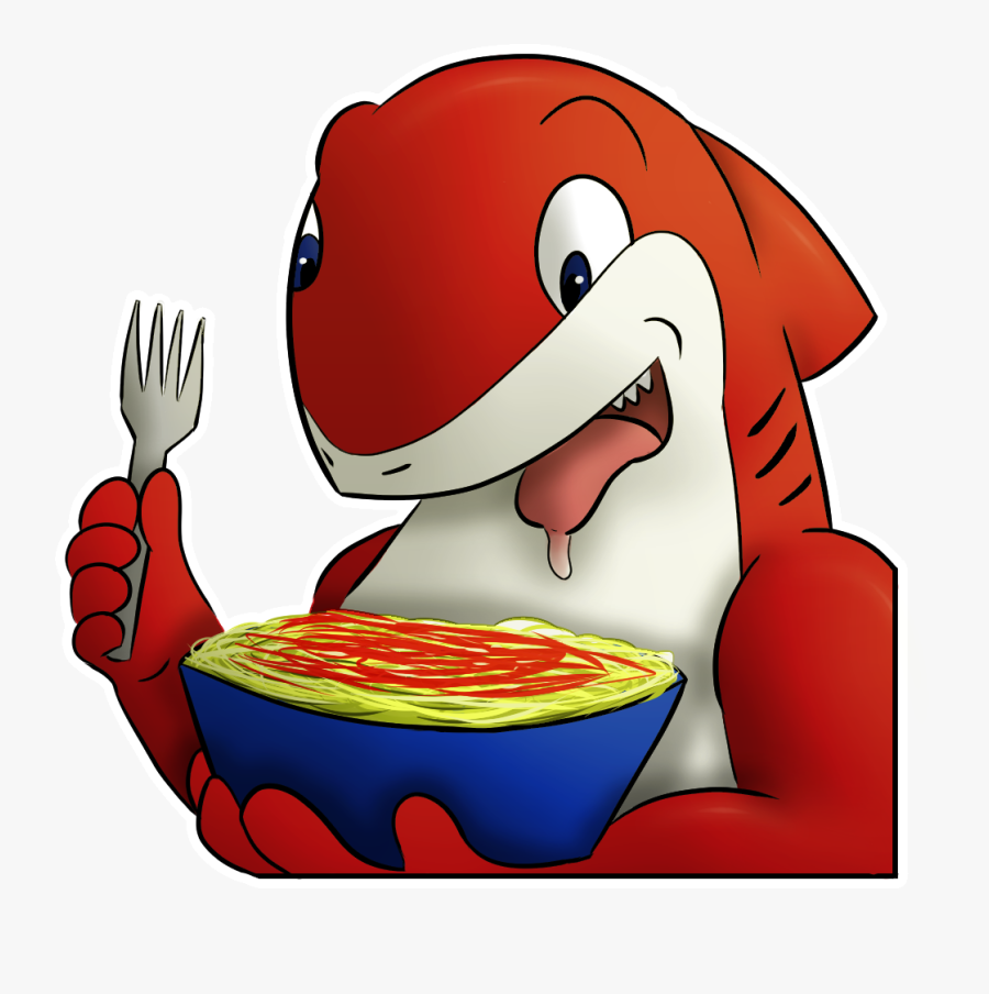 Spaghetti Shark, Transparent Clipart