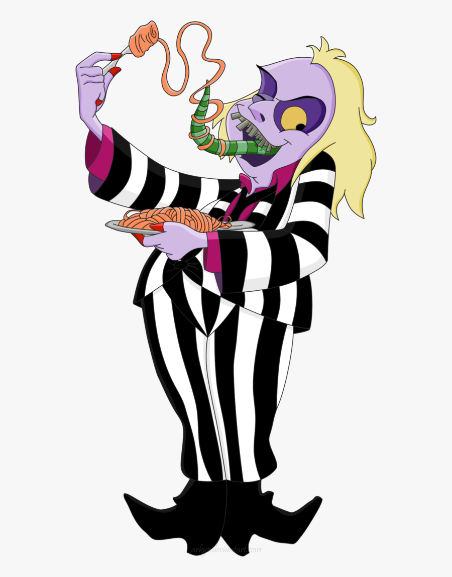 Spaghetti Twirl By Arkyz - Beetlejuice Cartoon Transparent , Free Transpare...