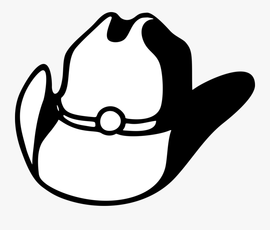 Line Art,monochrome Photography,artwork - Cowboy, Transparent Clipart