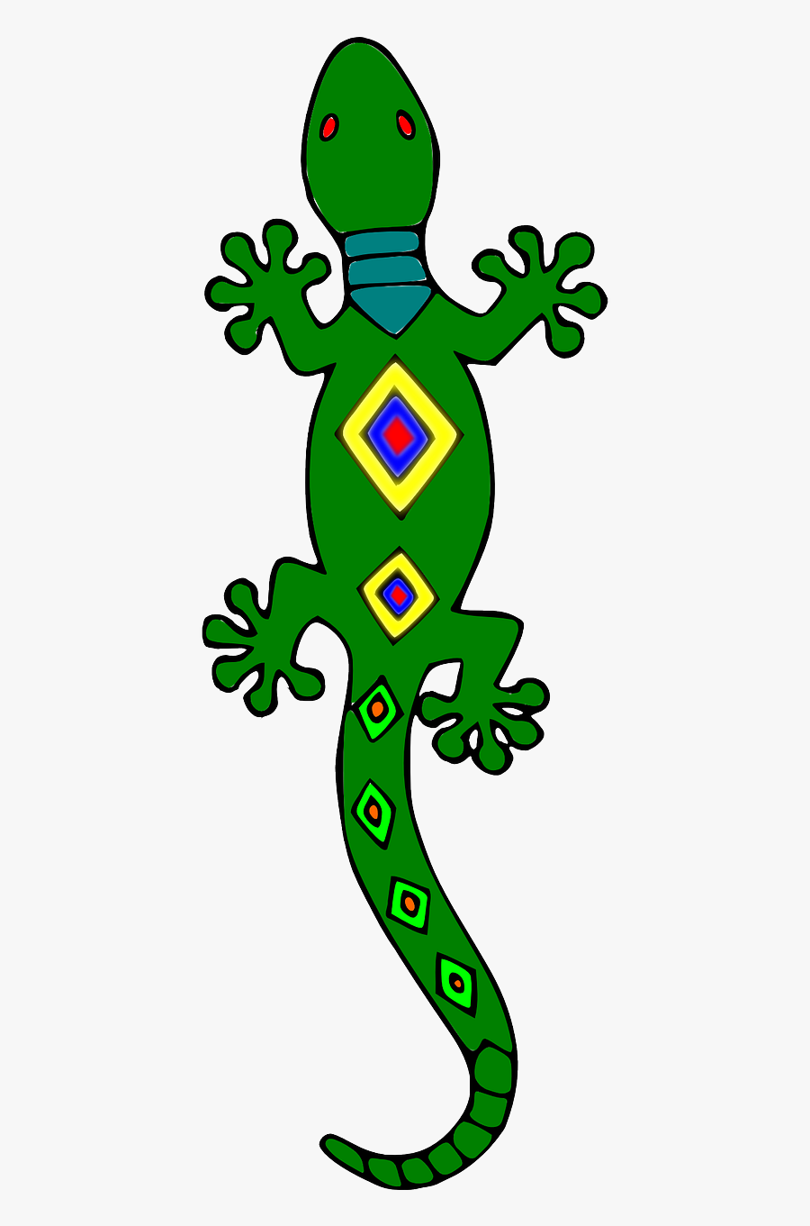 Gecko Lizard Iguana Reptile - Lizard For Kids, Transparent Clipart