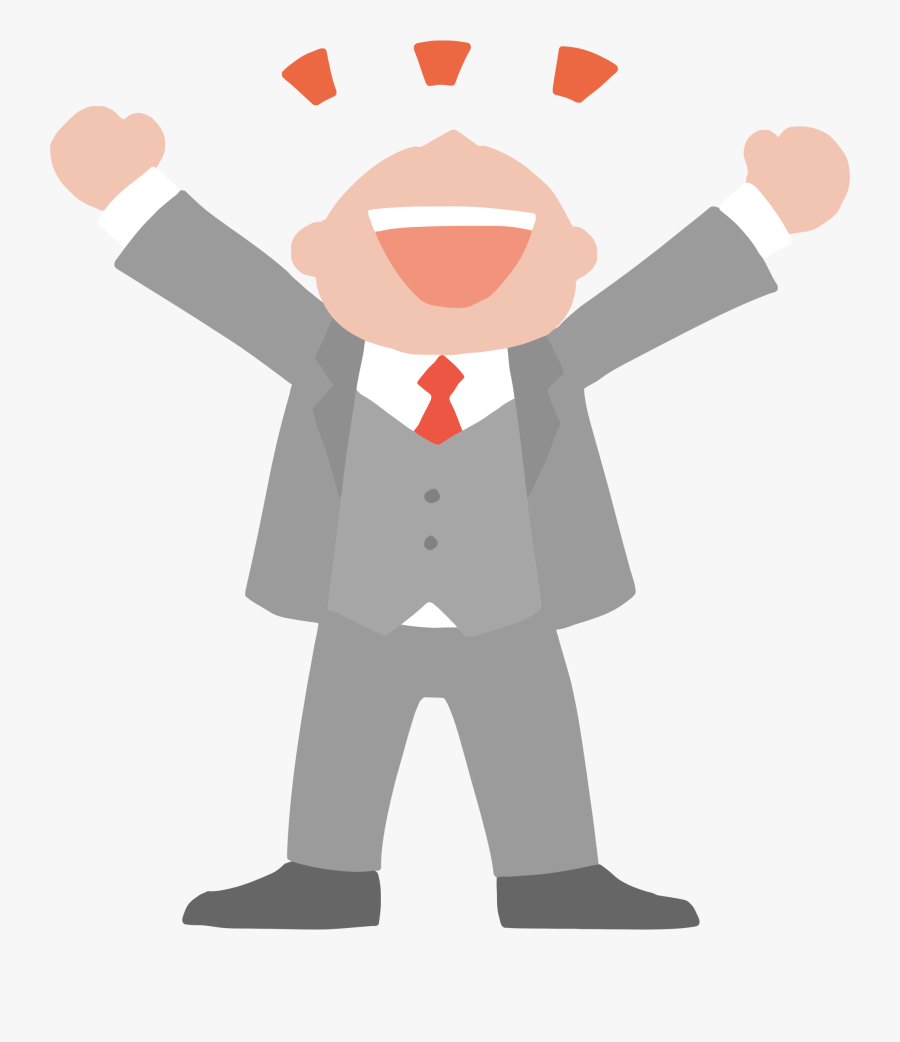 Clipart - Happy Man Cartoon Png, Transparent Clipart