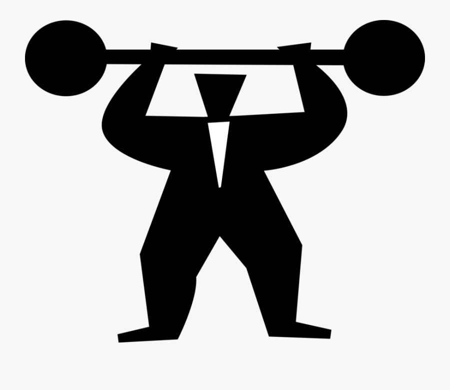 Athlete Vector Weightlifting - Lei Do Uso E Desuso, Transparent Clipart