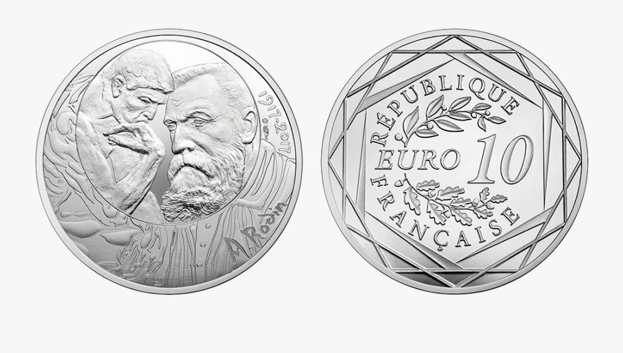 10 Euro Coin France, Transparent Clipart
