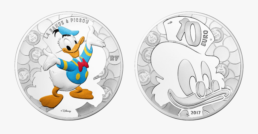 Donald Duck Coin, Transparent Clipart