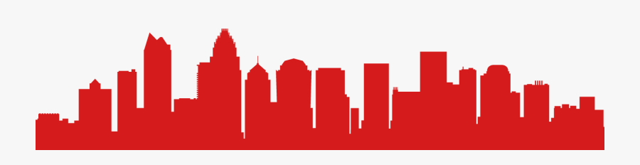 City Of Charlotte Nc Skyline - Charlotte Skyline Vector, Transparent Clipart