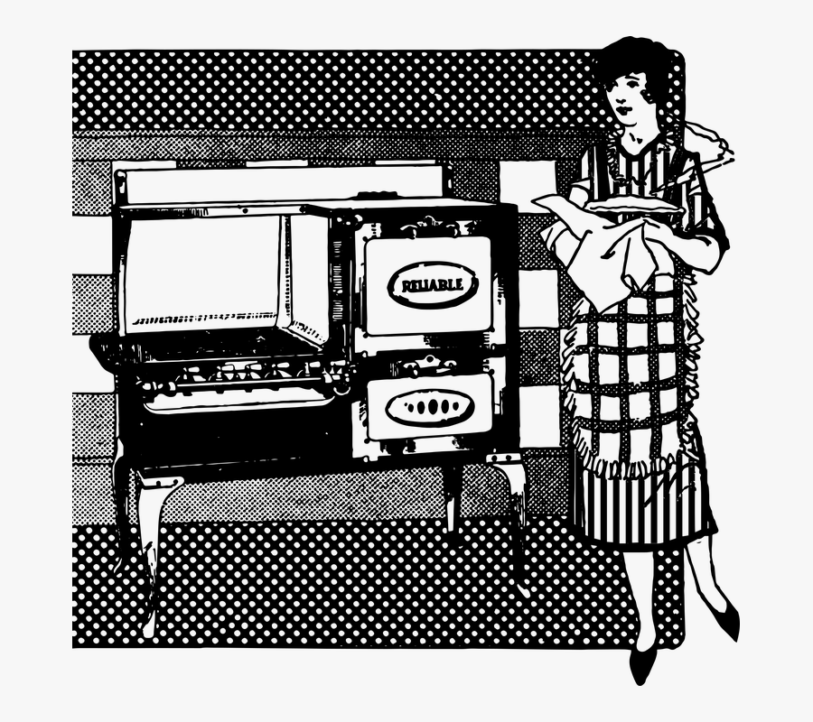 Vintage Stove, Wood Burning Stove, Cast Iron, Stove - Cartoon, Transparent Clipart