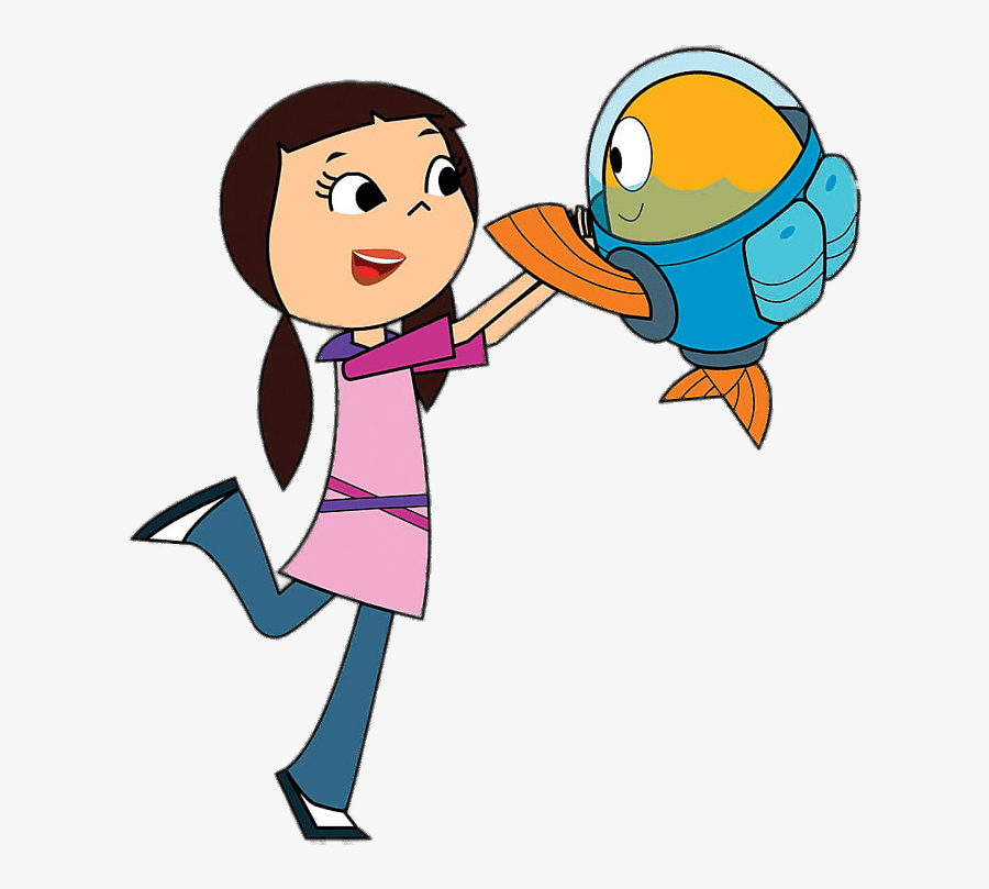 Fishtronaut And Marina - Marina E Peixonauta, Transparent Clipart