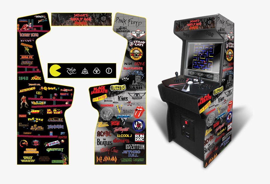 Clip Art Customer Submitted Custom Permanent - Retro Arcade Machine Graphics, Transparent Clipart
