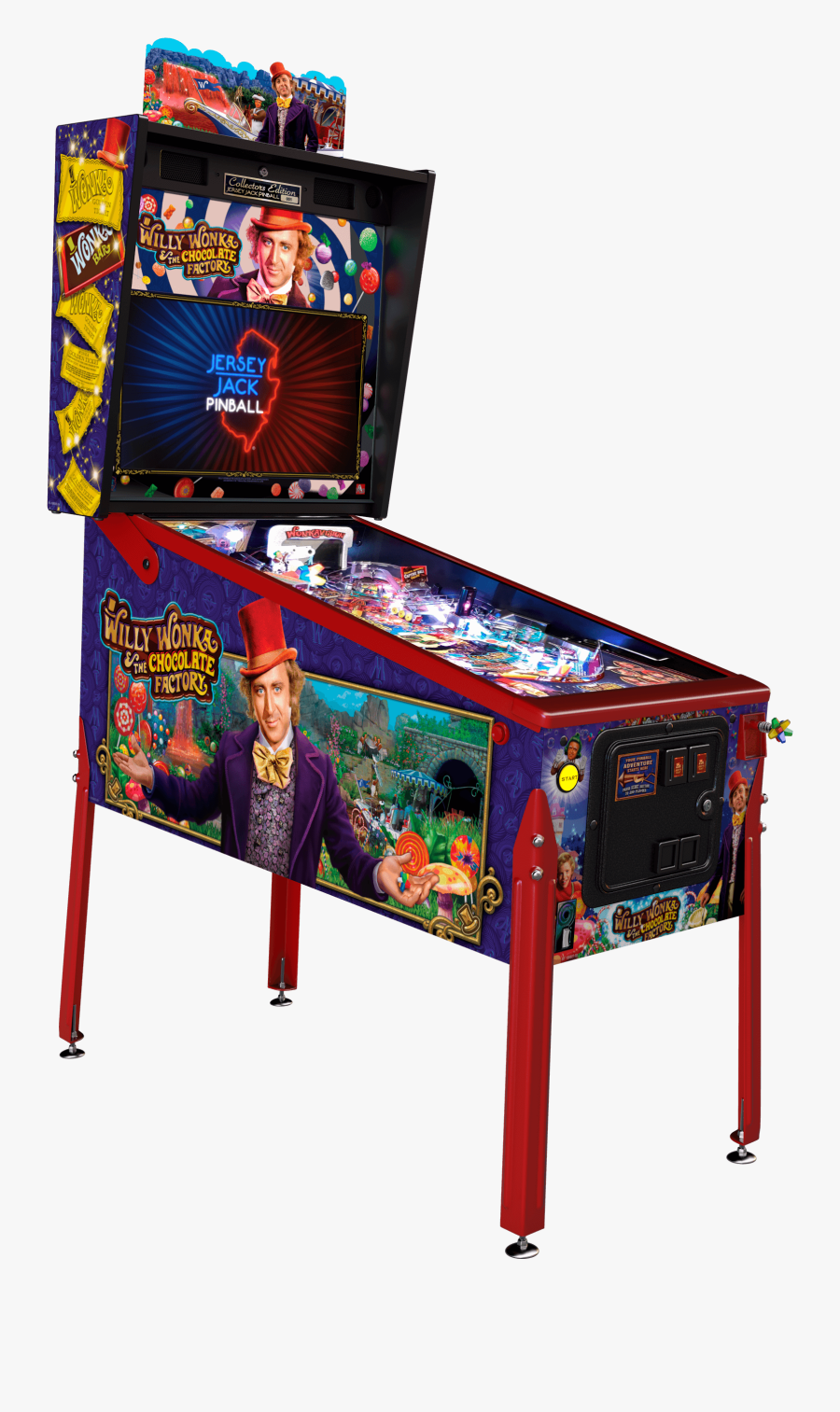 Buy Willy Wonka Collectors - Willy Wonka Pinball, Transparent Clipart