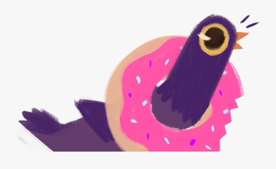 Pink Bird Meme, Transparent Clipart
