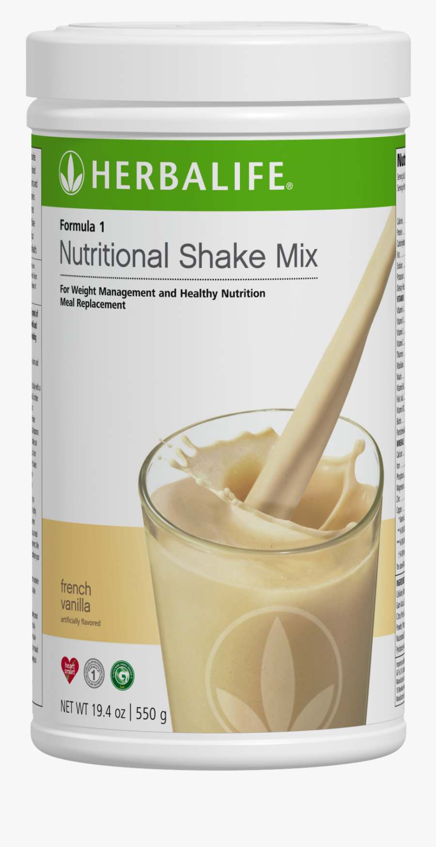 Clip Art Formula Nutritional Mix Independent - Transparent Herbalife Shake Png, Transparent Clipart