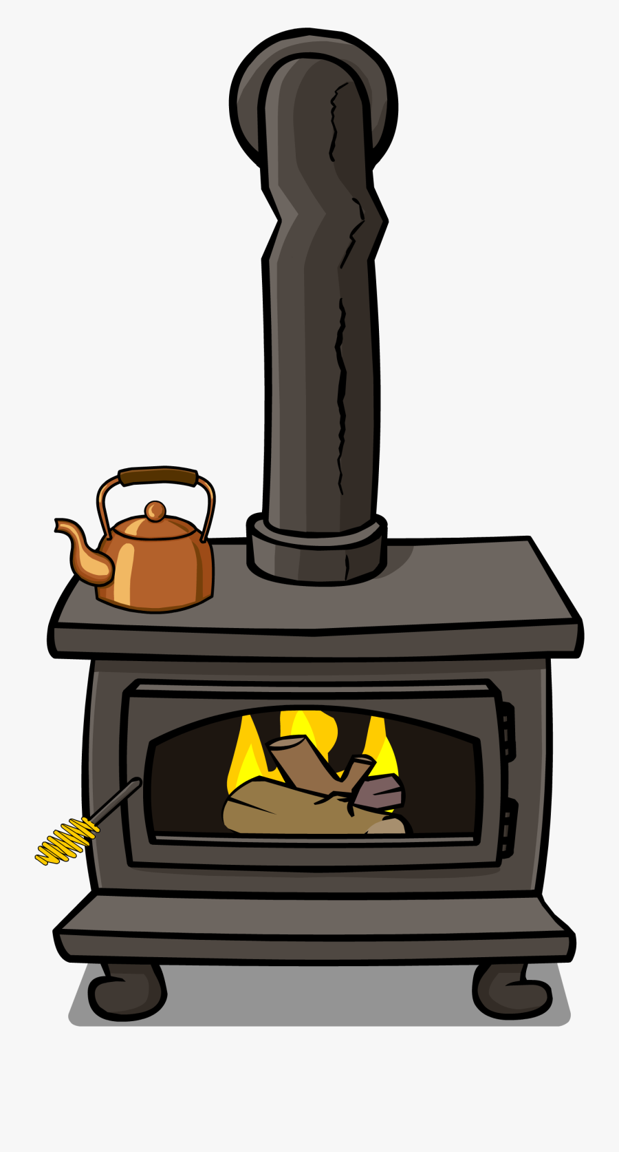 Ompakning Af Låger - Wood Burning Stove Clipart, Transparent Clipart
