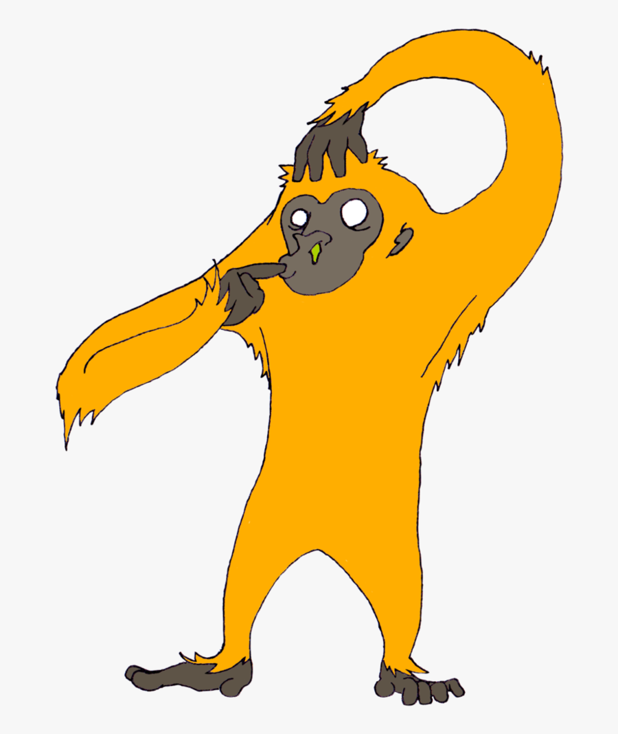 Gibbon Cartoon Png, Transparent Clipart