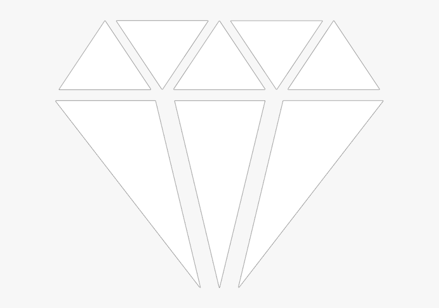 White Diamond Png - Line Art, Transparent Clipart