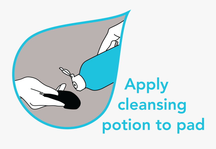 The Mitty® Mini Single Pack Ultra Gentle Reusable Makeup, Transparent Clipart