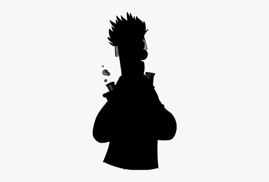 Beaker Muppet Clipart Png Black And White - Silhouette, Transparent Clipart