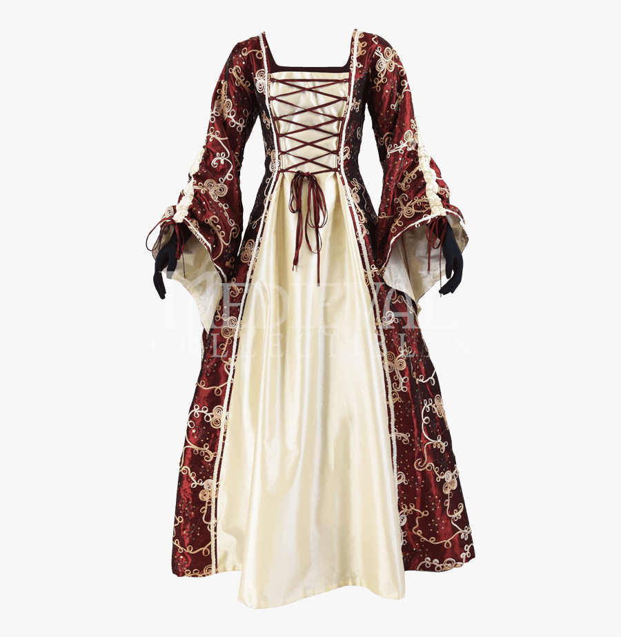 Banner Free Stock Fancy Taffeta Renaissance Mci - Medieval Dress Transparent Background, Transparent Clipart