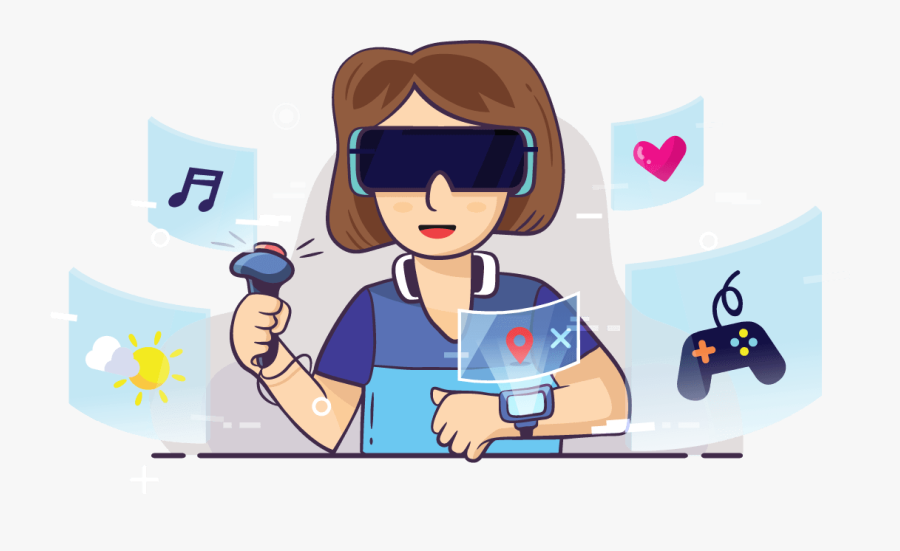 Virtual Reality Game Development Company - Cartoon, Transparent Clipart