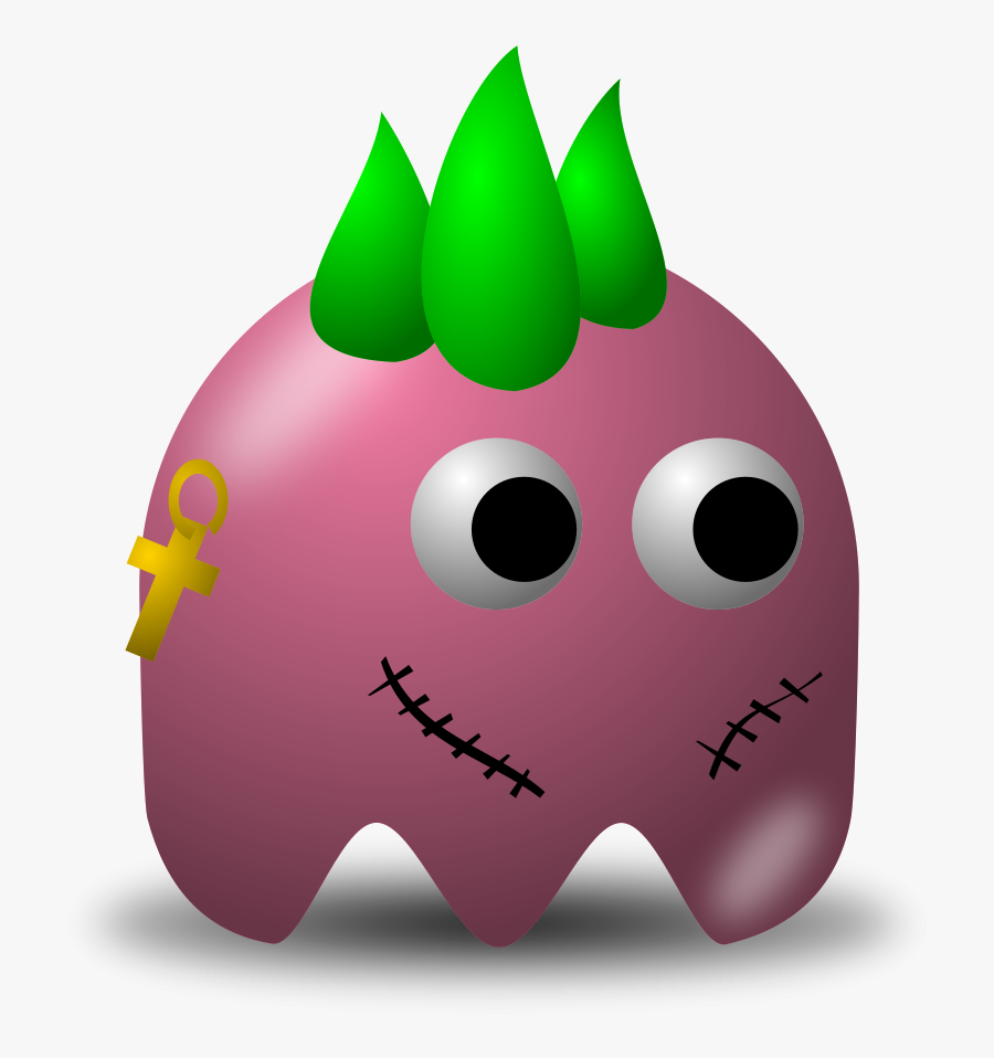 This Free Clip Arts Design Of Game Baddie - Pacman, Transparent Clipart