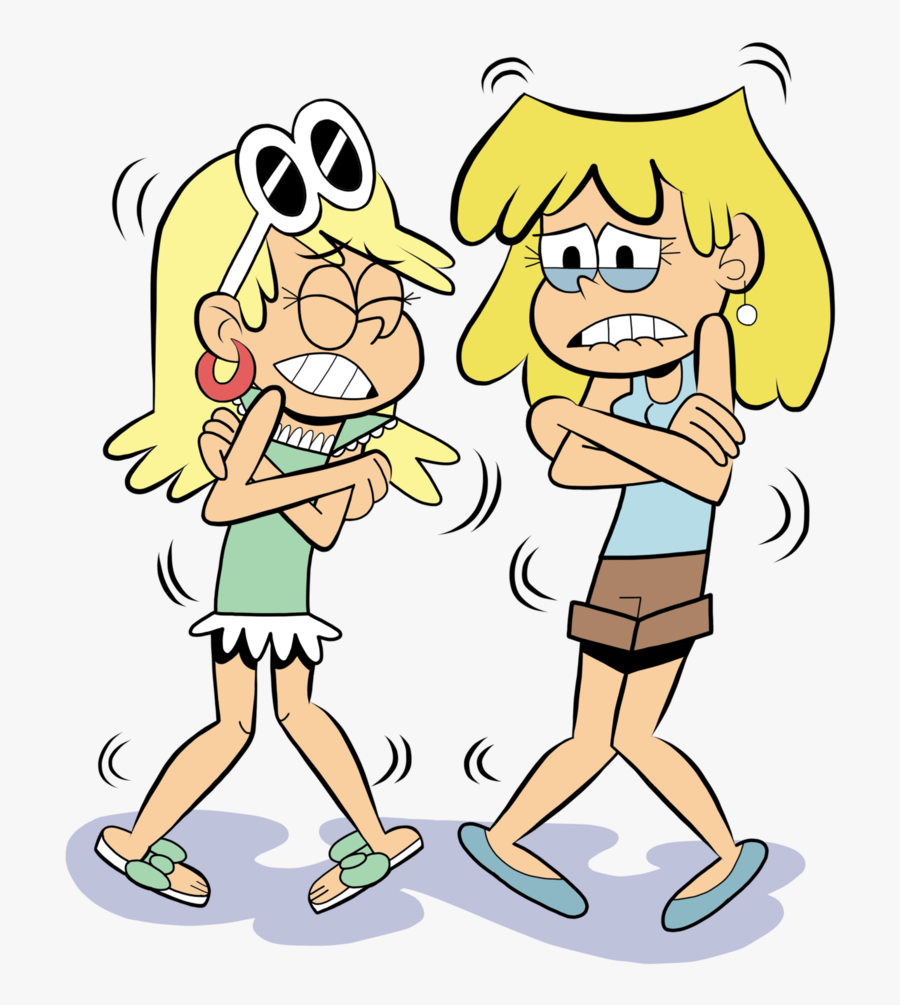 Leni And Lori Shivering, Transparent Clipart