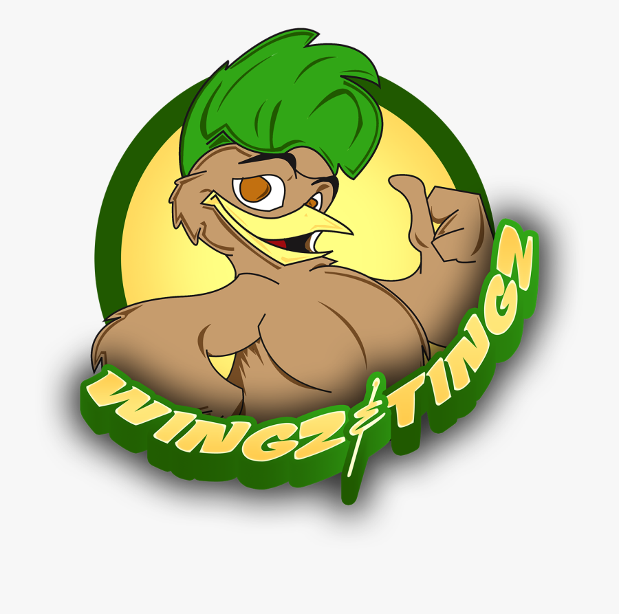 Wingz And Tingz Menu, Transparent Clipart