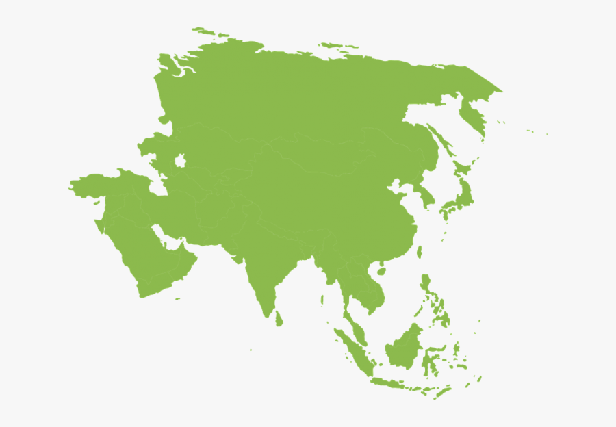 Transparent Map Vector Png - Asia Map Transparent Background, Transparent Clipart