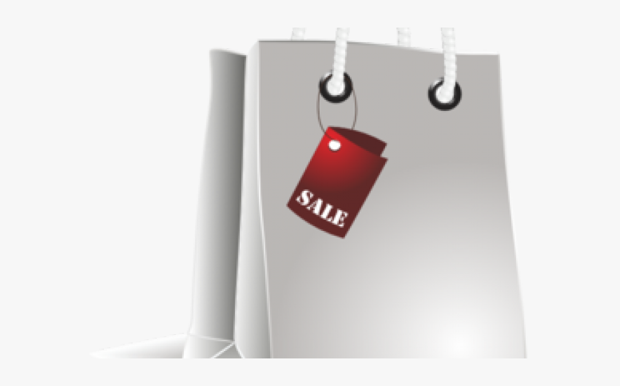 Shopping Bag Clipart Sopping - Bag With Tag Clipart, Transparent Clipart