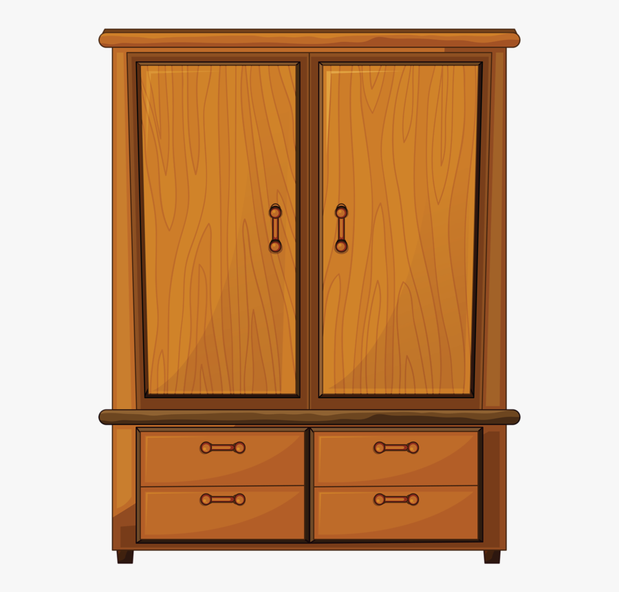 Furniture Clipart Wardrobe - Wardrobe Clipart, Transparent Clipart