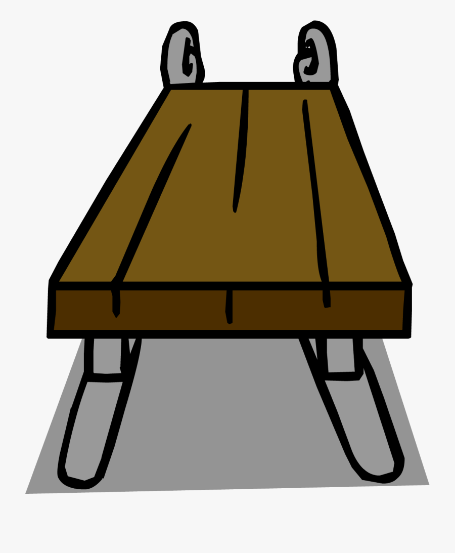 Sled Sprite, Transparent Clipart