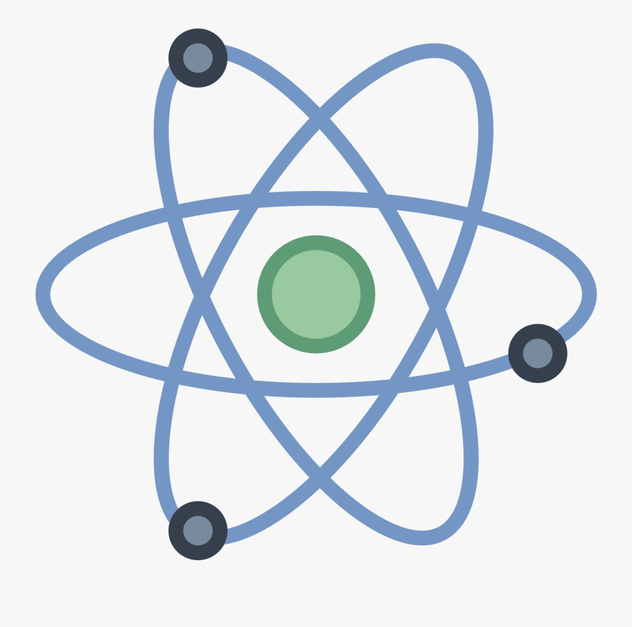 The Icon Depicts Three Circular Objects Orbiting A - React Native Logo Svg, Transparent Clipart