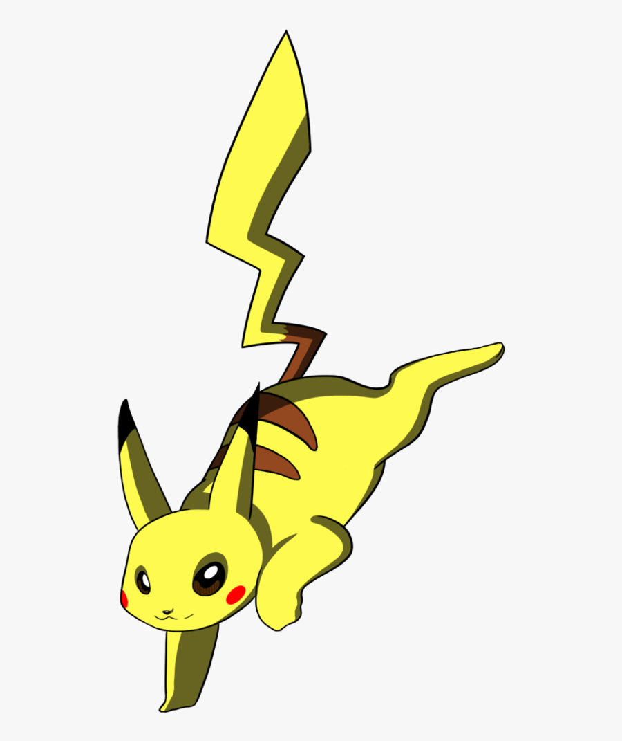 Jump By Styrecat On - Pikachu Jumping, Transparent Clipart