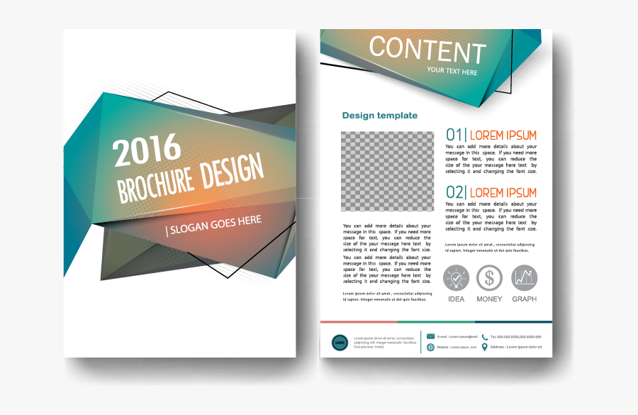 Clip Art Brochure Cover Design - Bank Of China Tower, Transparent Clipart