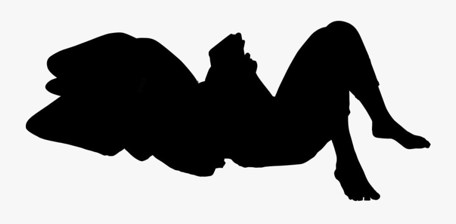Transparent Person Laying Art Clipart, Person Laying - Illustration, Transparent Clipart