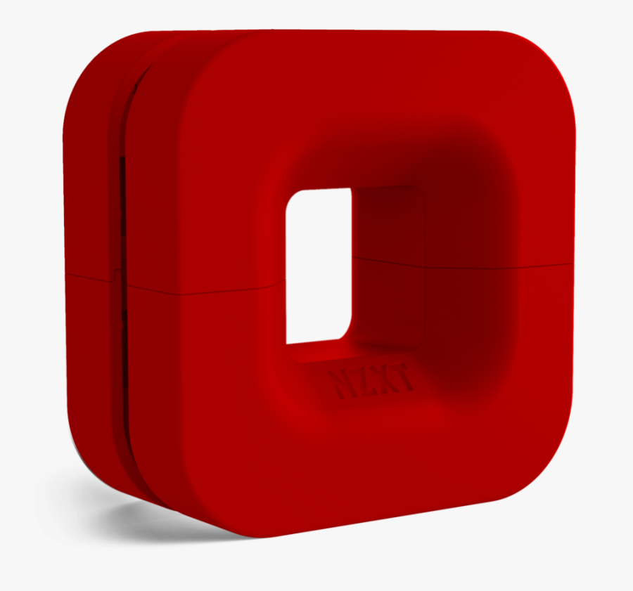 Red Number 1 Clipart - Nzxt Puck Cable Management And Headset Mounting Solution, Transparent Clipart
