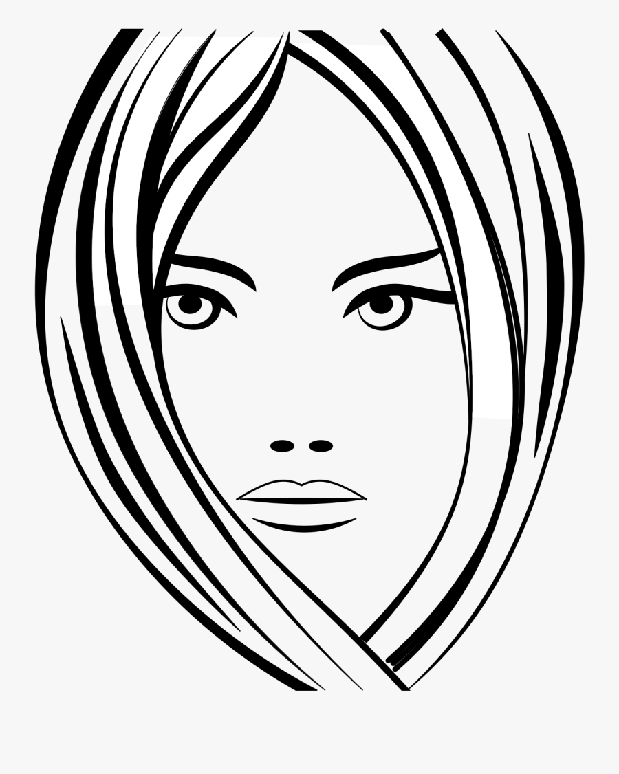 Girl With Headscarf By Helm42 - Clip Art, Transparent Clipart