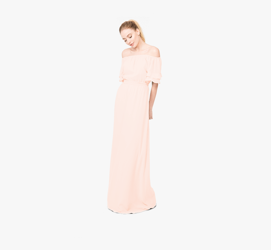 Clip Art Wedding Fashion Bridesmaid Southern - Gown, Transparent Clipart