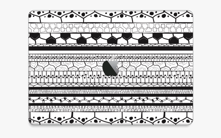 Black Stripes Skin Macbook Pro 13” 2016- - Musical Keyboard, Transparent Clipart