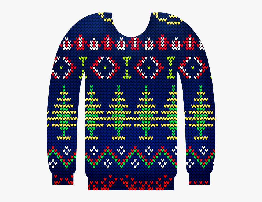 Ugly Christmas Sweater Free, Transparent Clipart