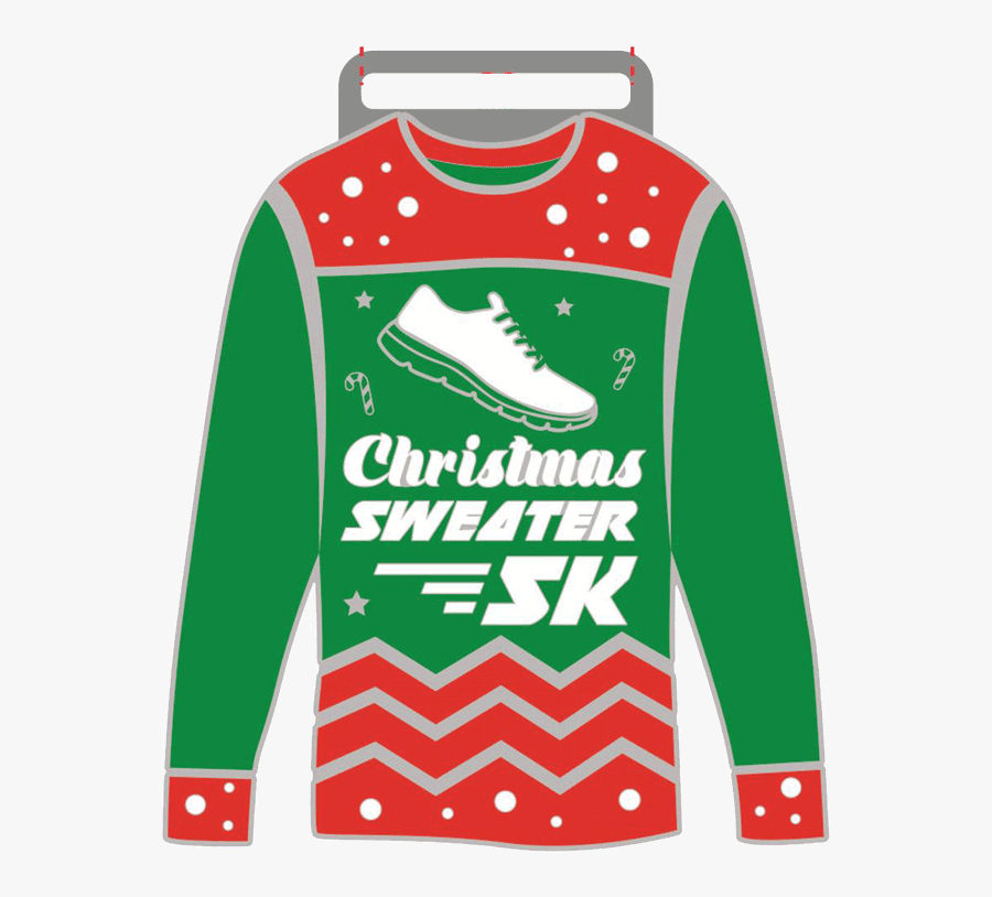 The Christmas Sweater - Ugly Sweater Run Shirts, Transparent Clipart