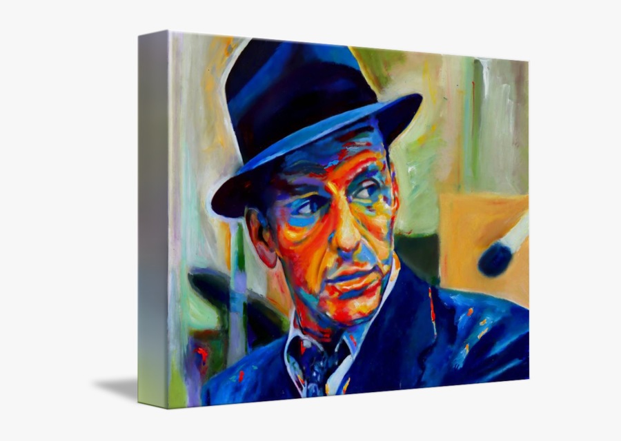 Frank Sinatra Painting Canvas Print Big Band - Frank Sinatra Painting, Transparent Clipart