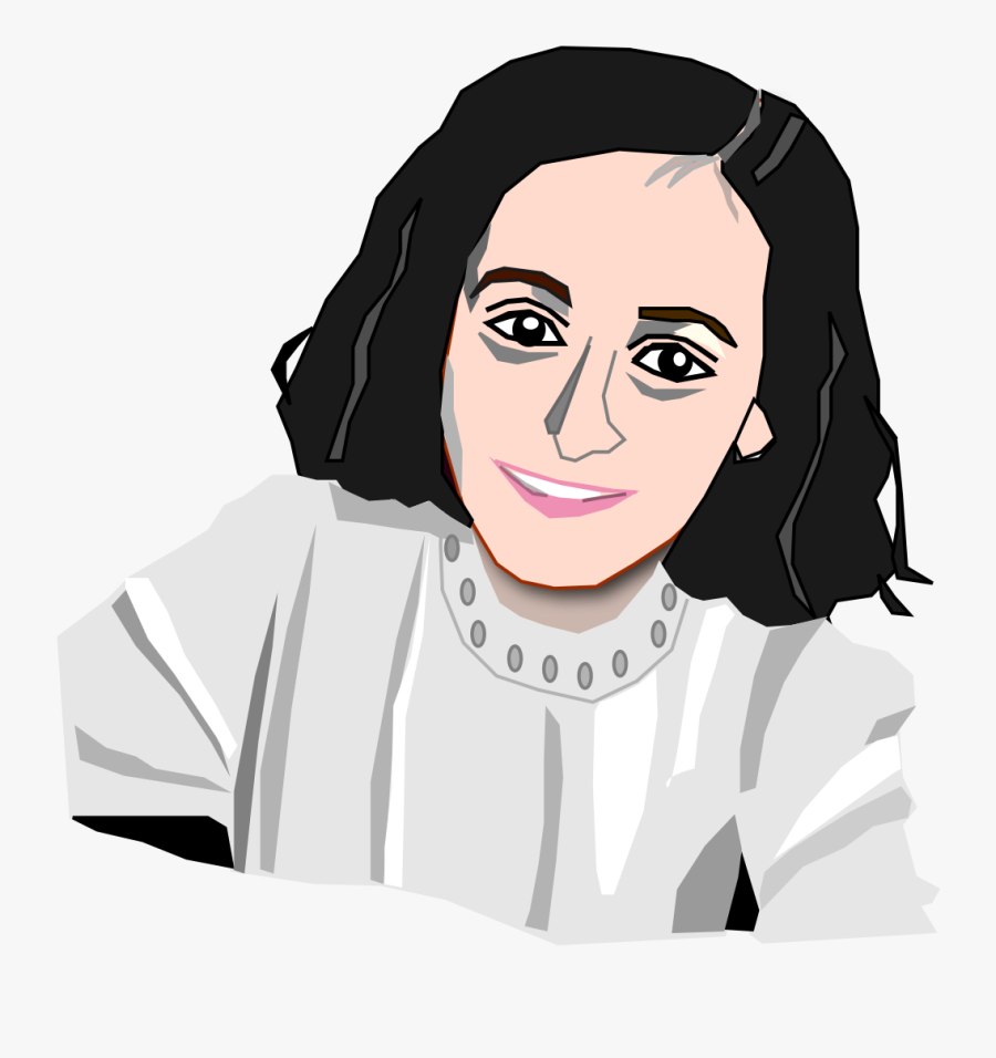 Clip Art Anne Frank Clipart - Cartoon Anne Frank Clipart, Transparent Clipart